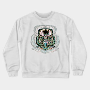 Helmet Design Crewneck Sweatshirt